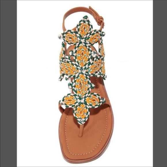 NIB -Tory Burch Palisade Flat Sandals - Picture 3 of 8